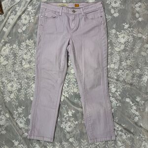 Pilcro and the Letterpress Anthro Lilac Slim Straight Jeans Women’s Size 29